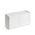 Pure White Birch Door Wall Stock Cabinet V331