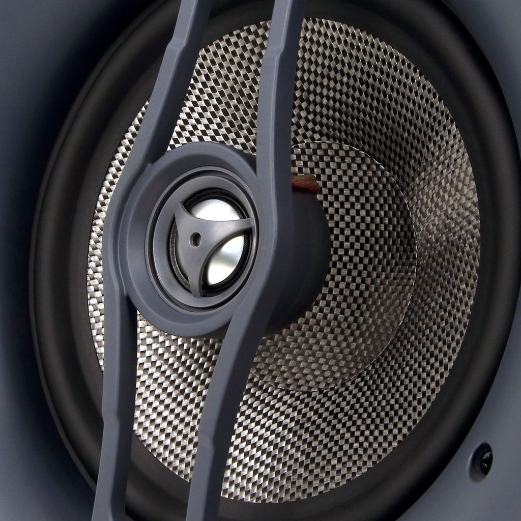 White 2-Way in Ceiling in Wall Speaker, 8 Inch Woofer, Pack of 2 I197