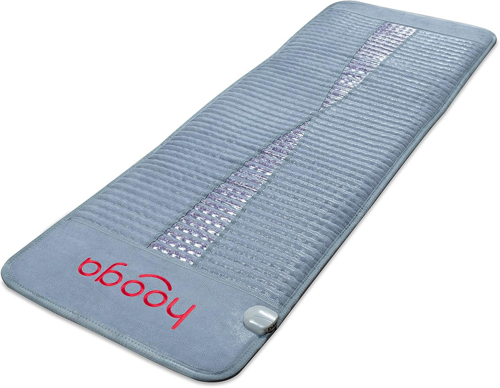 Far Infrared Amethyst Heating Mat Pad, 72x24 Inch, 19 Layers, Adjustable Heat 86°-158°F, Carrying Case, Sweat Proof Cover V931