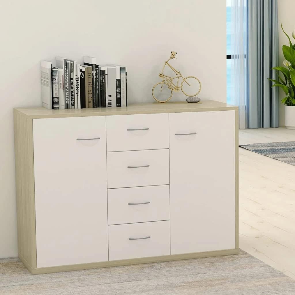 Black Chipboard Sideboard J518781