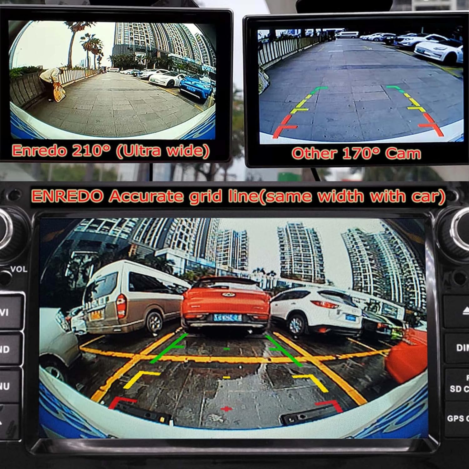 Reverse Backup Camera 1080P IP69K Waterproof Pack of 2 Q1928