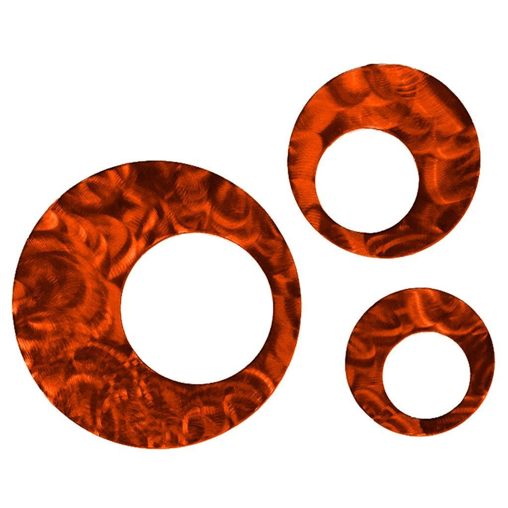 Candy Teal Circles Artisan Contemporary J534
