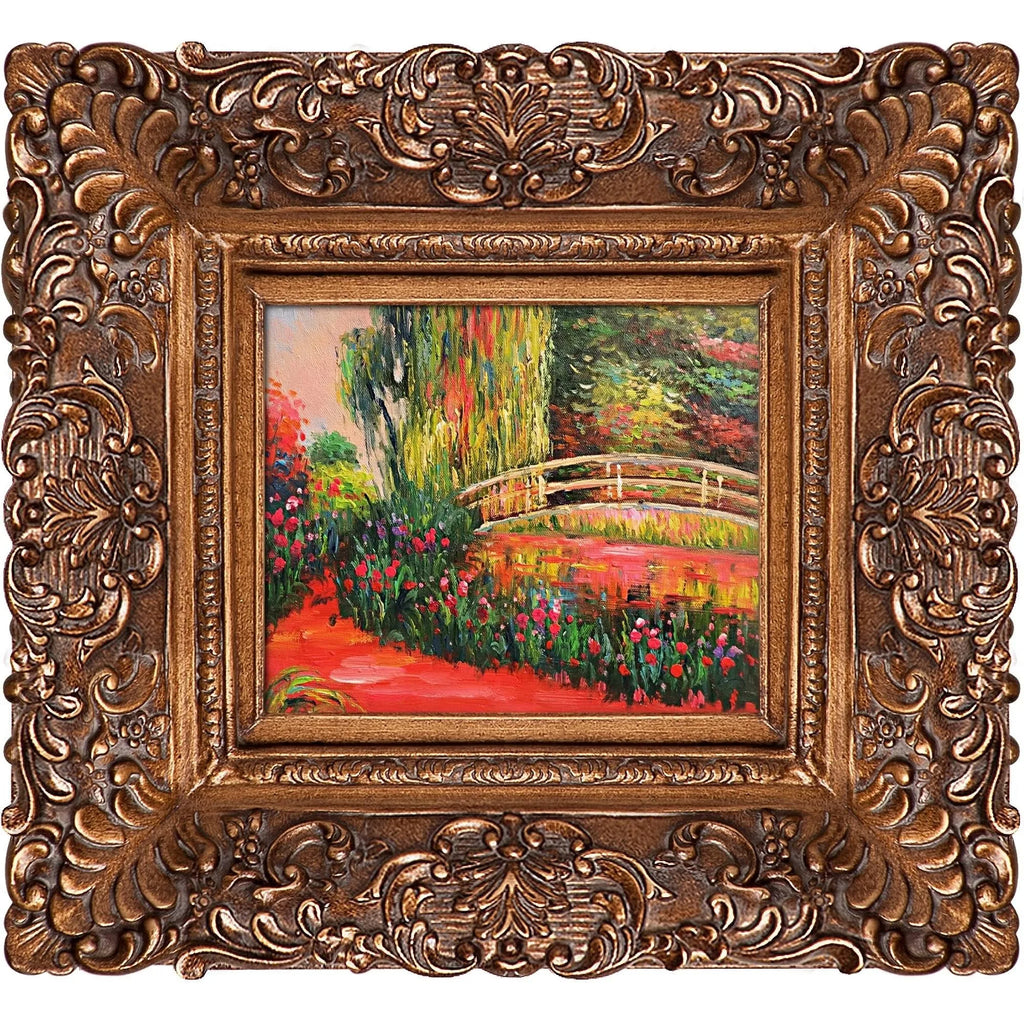 Hand Painted Framed Oil Reproduction A9865