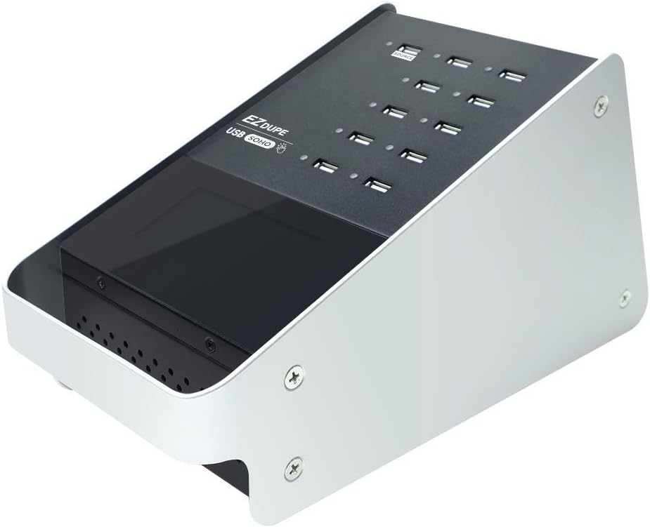 Touch USB Duplicator 1 to 10 USB Flash Drive Copier Eraser with Touch Screen K706