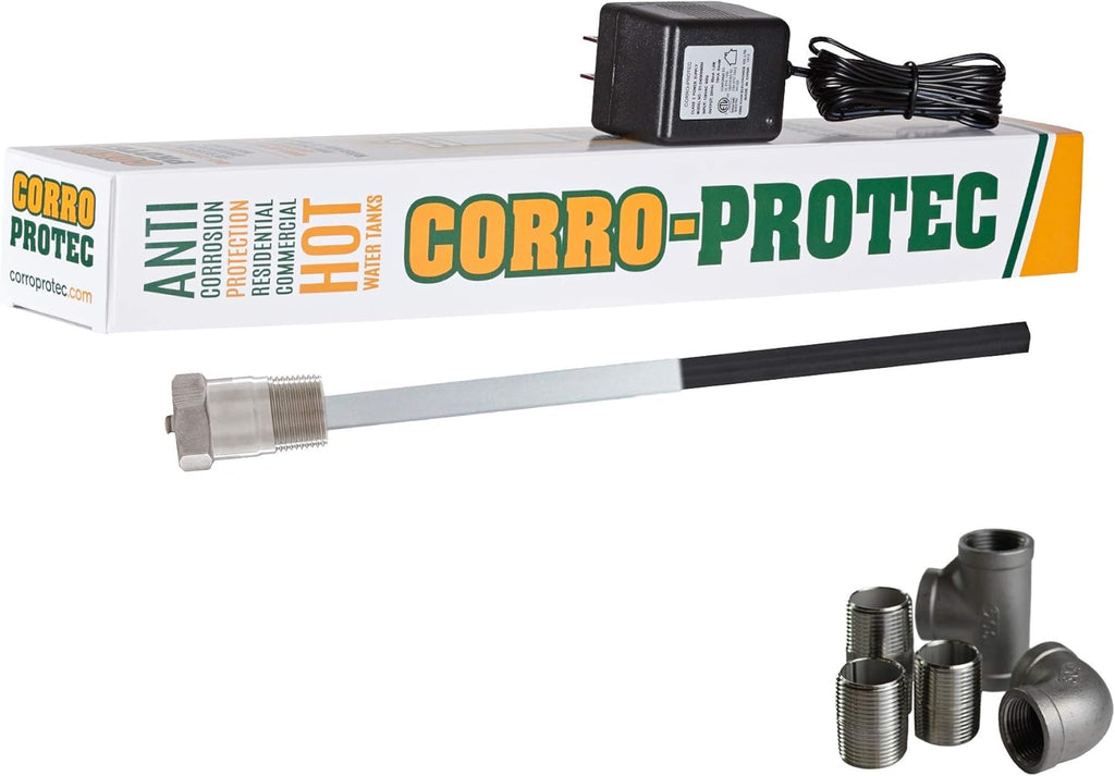 Powered Anode Rod for Water Heater, Titanium Z88498