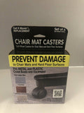 Soft-Wheel Casters for Metal Bases, Pack of 5 T11207