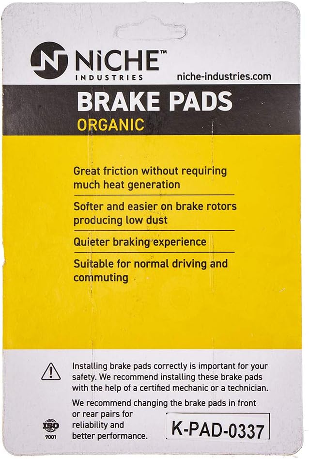 Organic Brake Pad Set Pack of 2 Y723