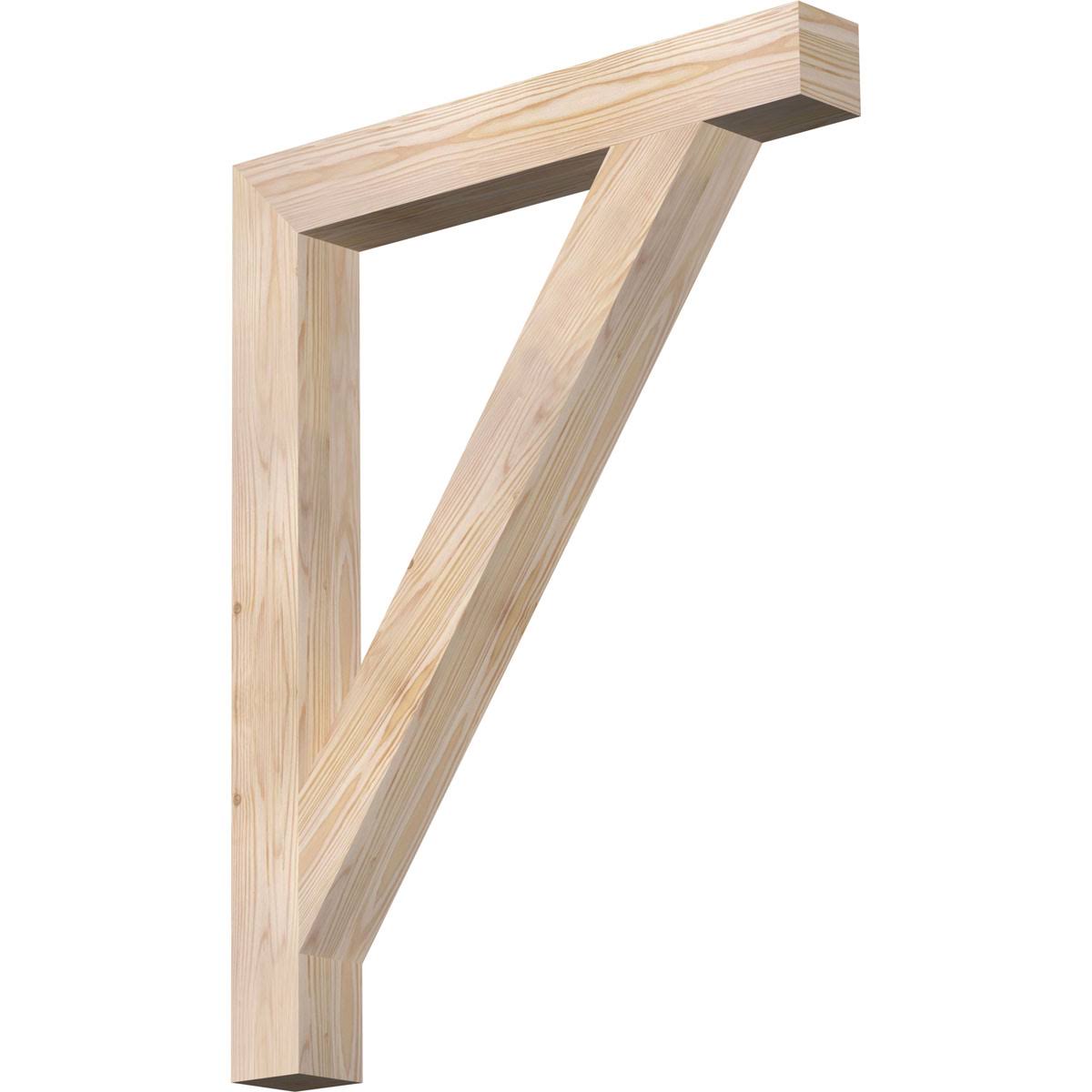 Traditional Block Smooth Bracket, Douglas Fir E251