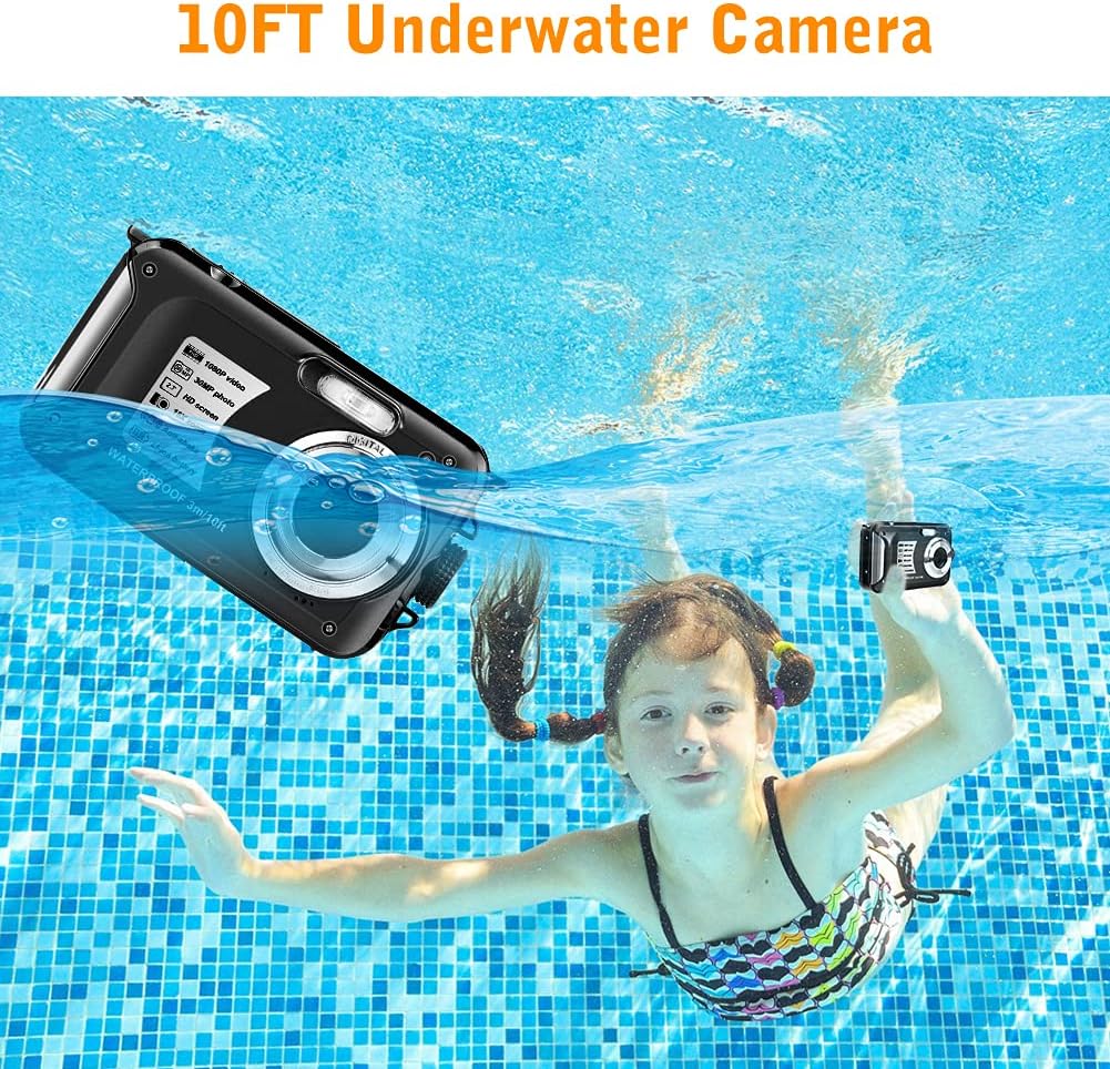 10FT Waterproof Full HD Underwater Camcorder W17911
