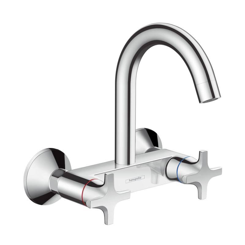 Wall-Mounted Two Lever Kitchen Mixer Q630