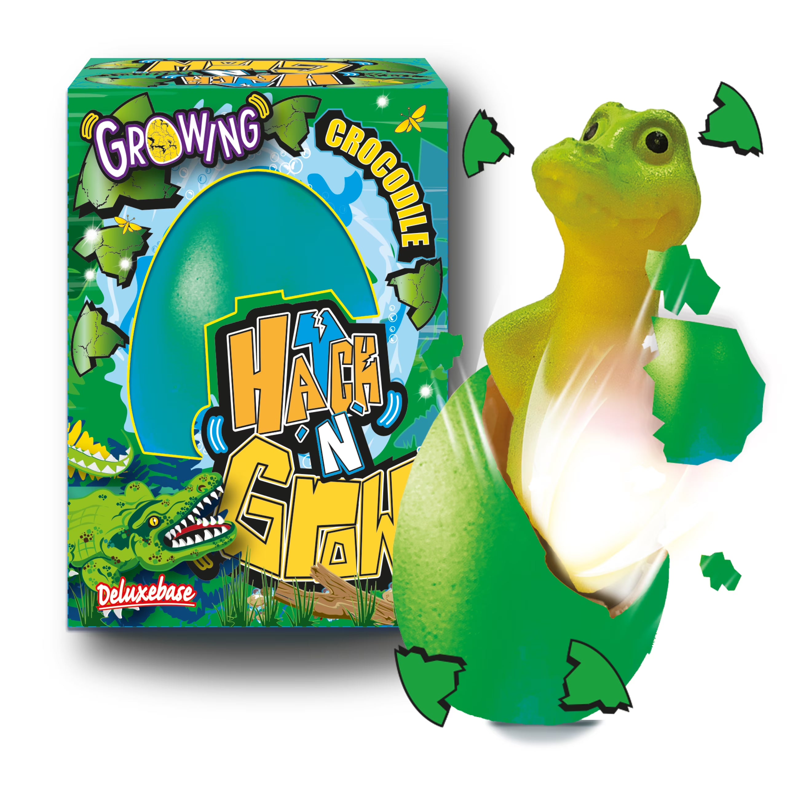 Hatching Crocodile Toy with 4.3inch Growing Eggs A335030
