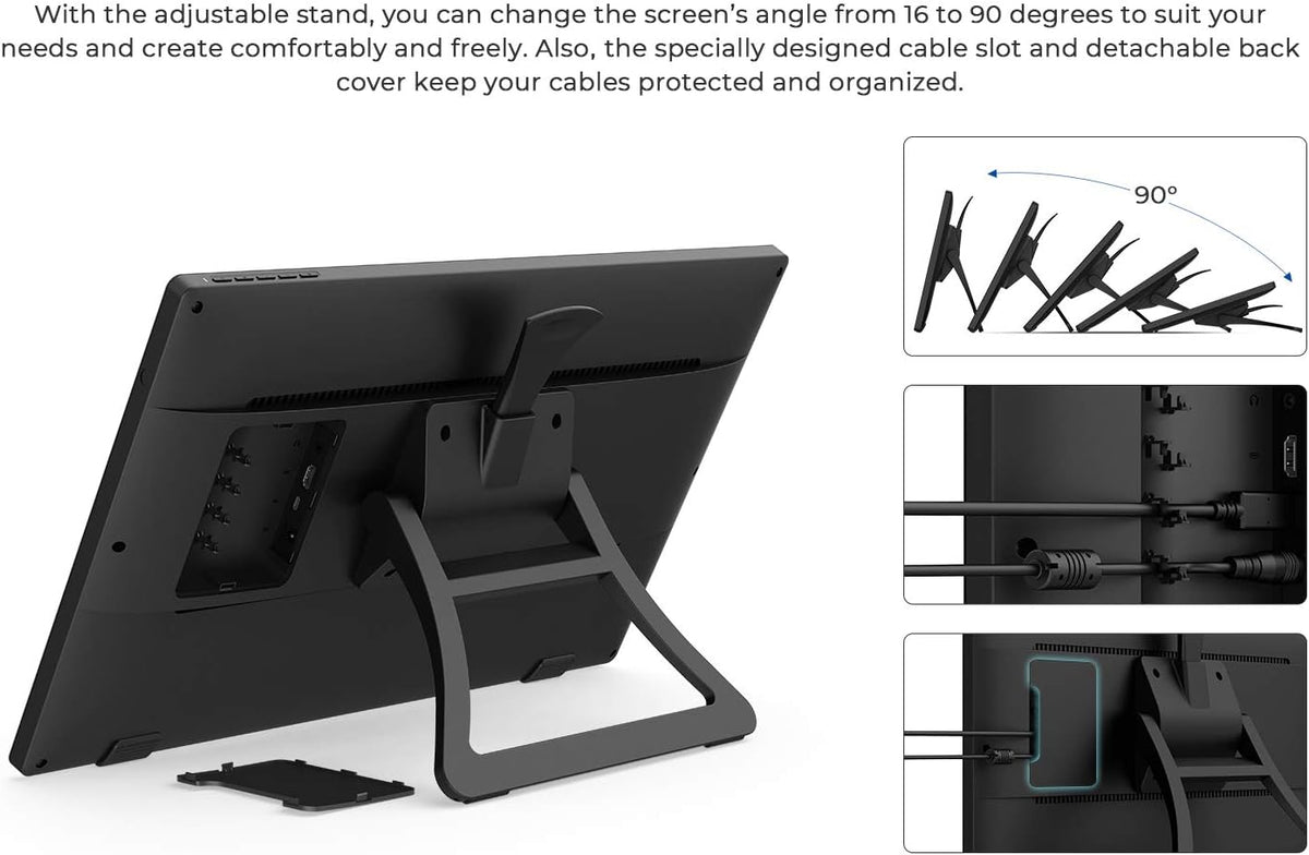 21.5in Drawing Monitor with Screen Digital Graphics Tablet Q7055