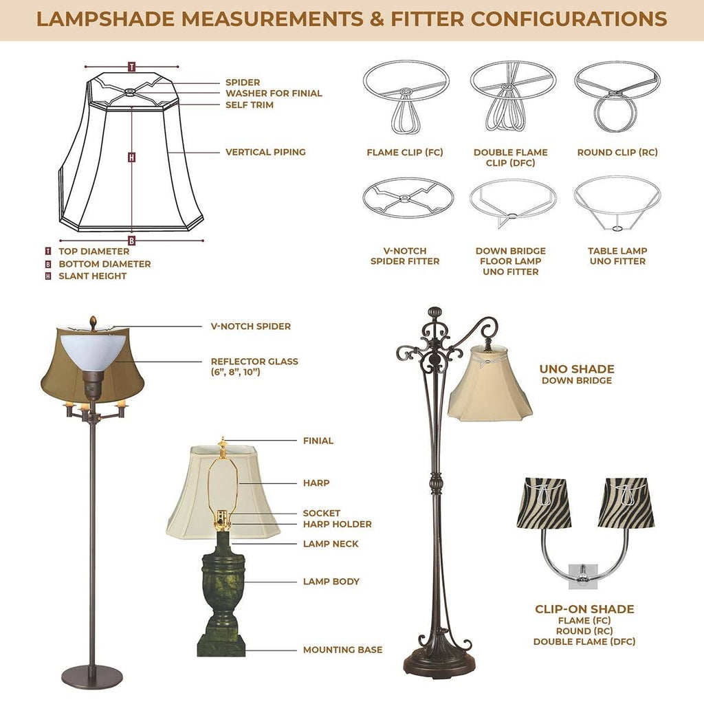 Beige Coolie Empire Lamp Shade, 7x20x12.5, Set of 2 J335198