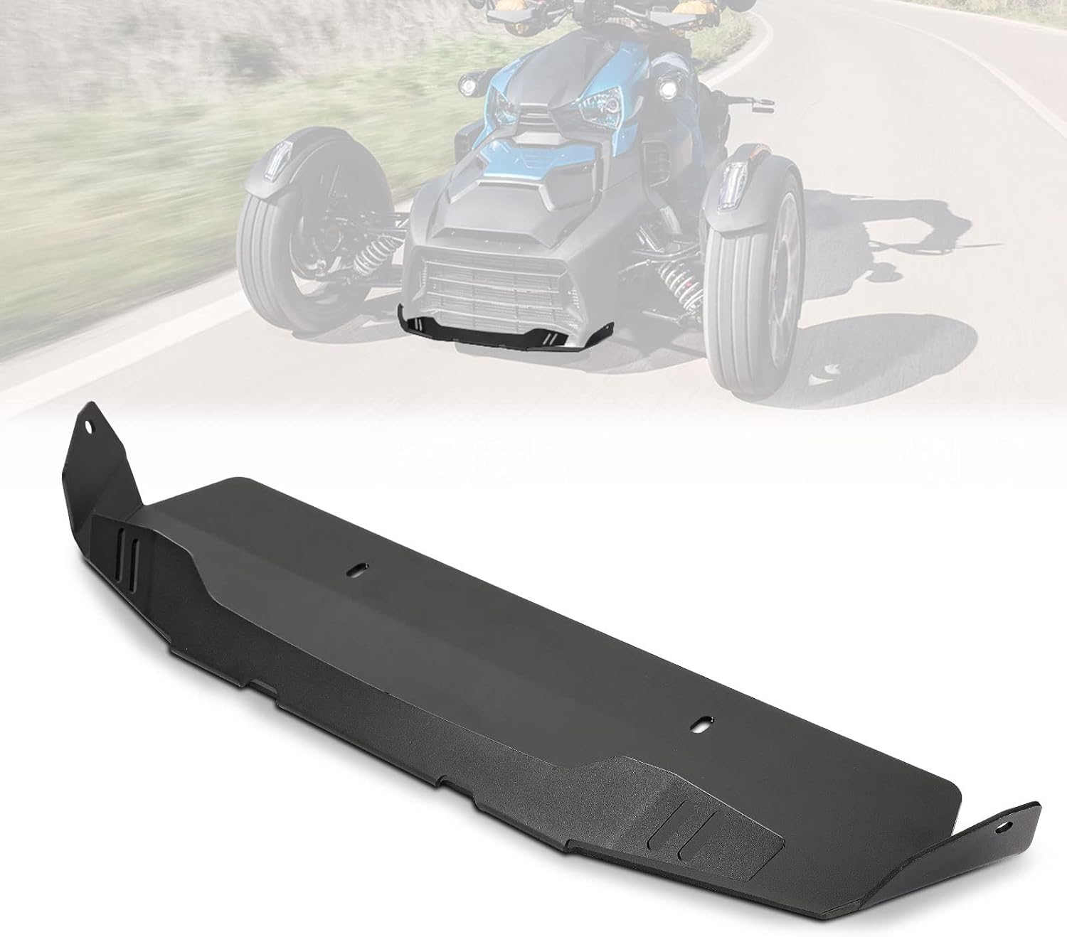 Aluminum Radiator Protector Front Bump Lip Splitter Plate Z663