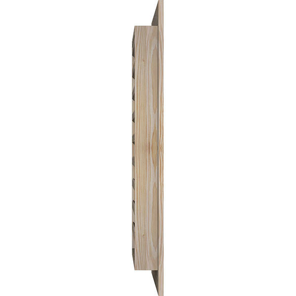 24-in W x 26-in H Vertical Gable Vent Unfinished Smooth Pine F35147