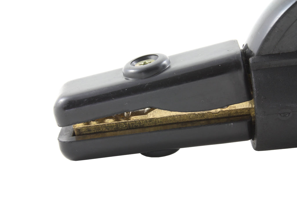 200 Amp Welding Ground Clamp Lead Assembly with Dinse Connector and #2 AWG Cable (75 Feet) E21920