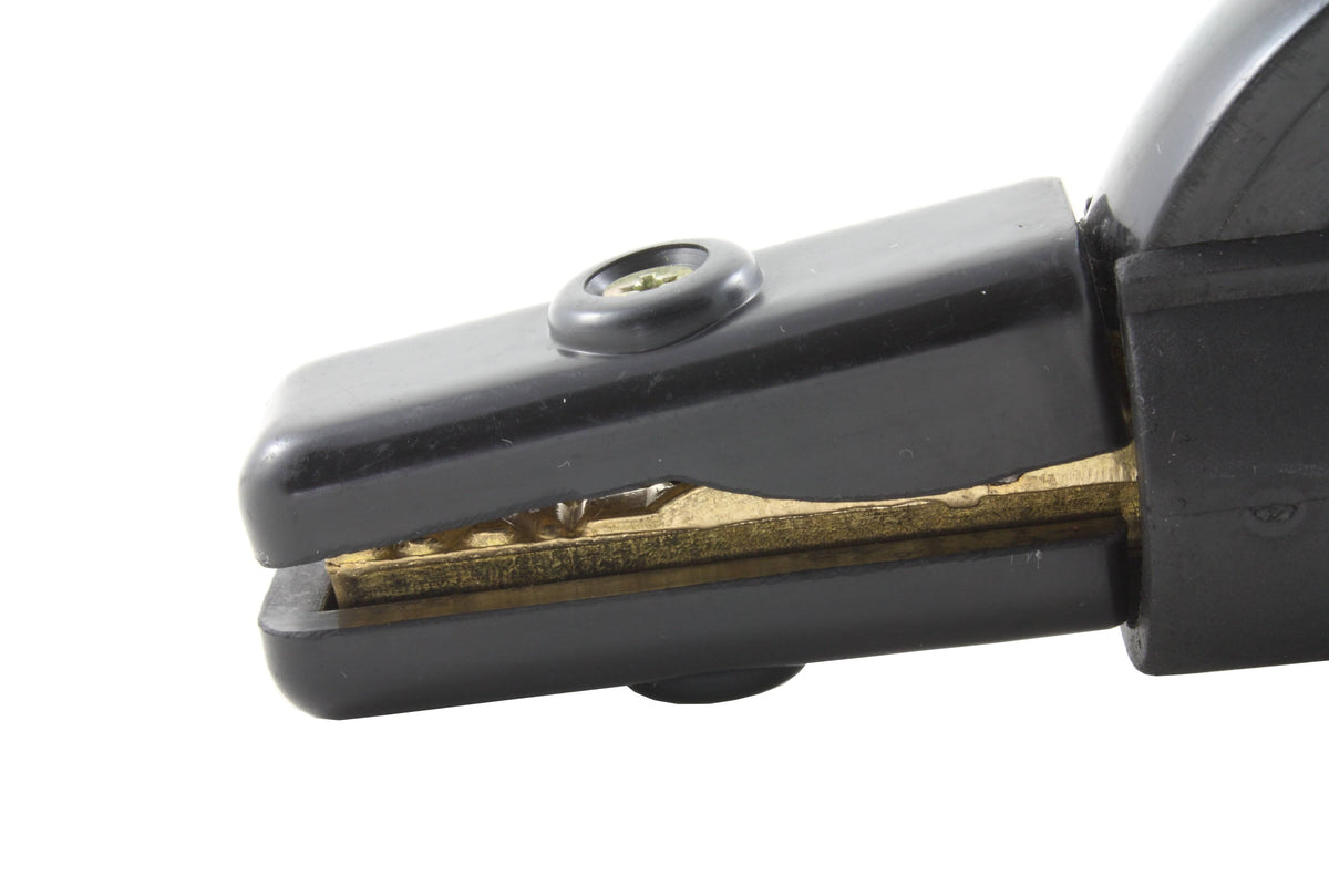 200 Amp Welding Ground Clamp Lead Assembly with Dinse Connector and #2 AWG Cable (75 Feet) E21920