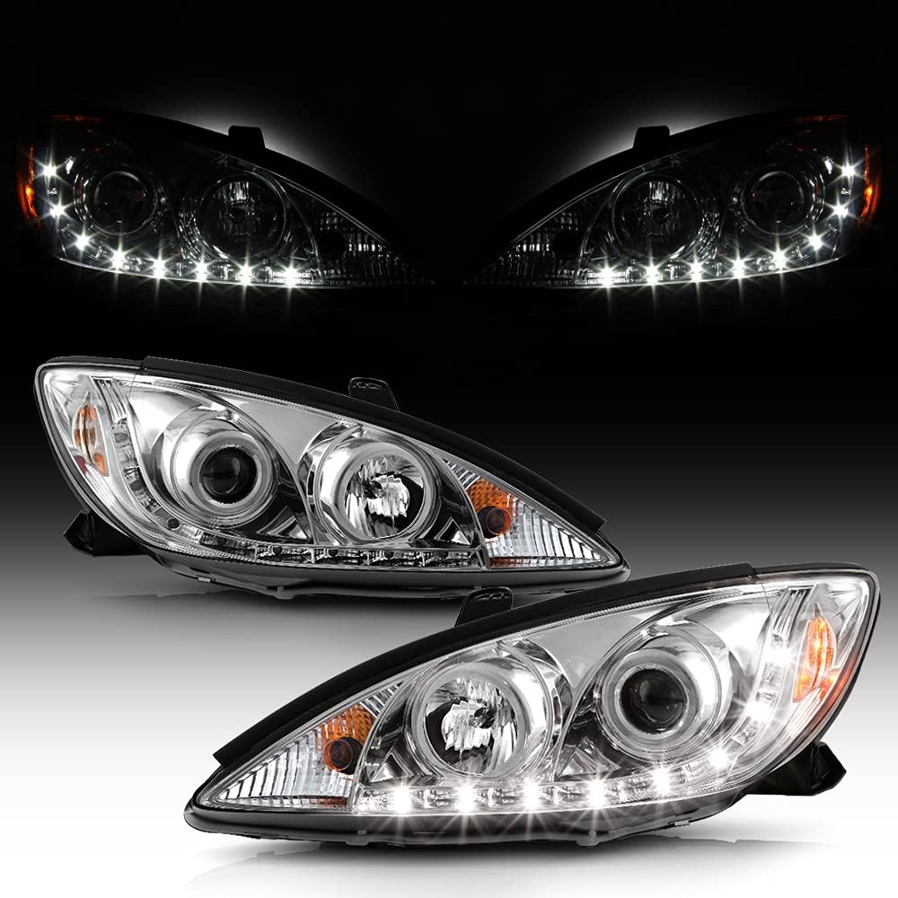 Chrome Housing Projector Headlights Y340