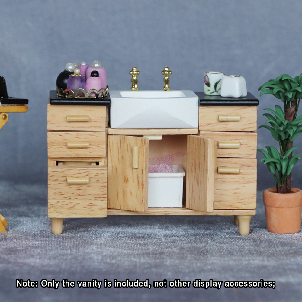 Miniature Modern Basin Sink Unit Cabinet I943