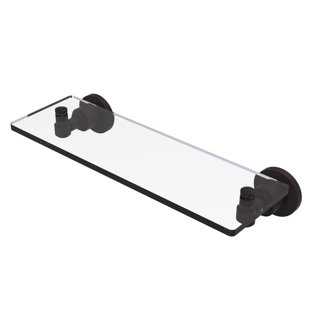 16x22 Glass Vanity Shelf with Beveled Edges Oil Rubbed Bronze V535