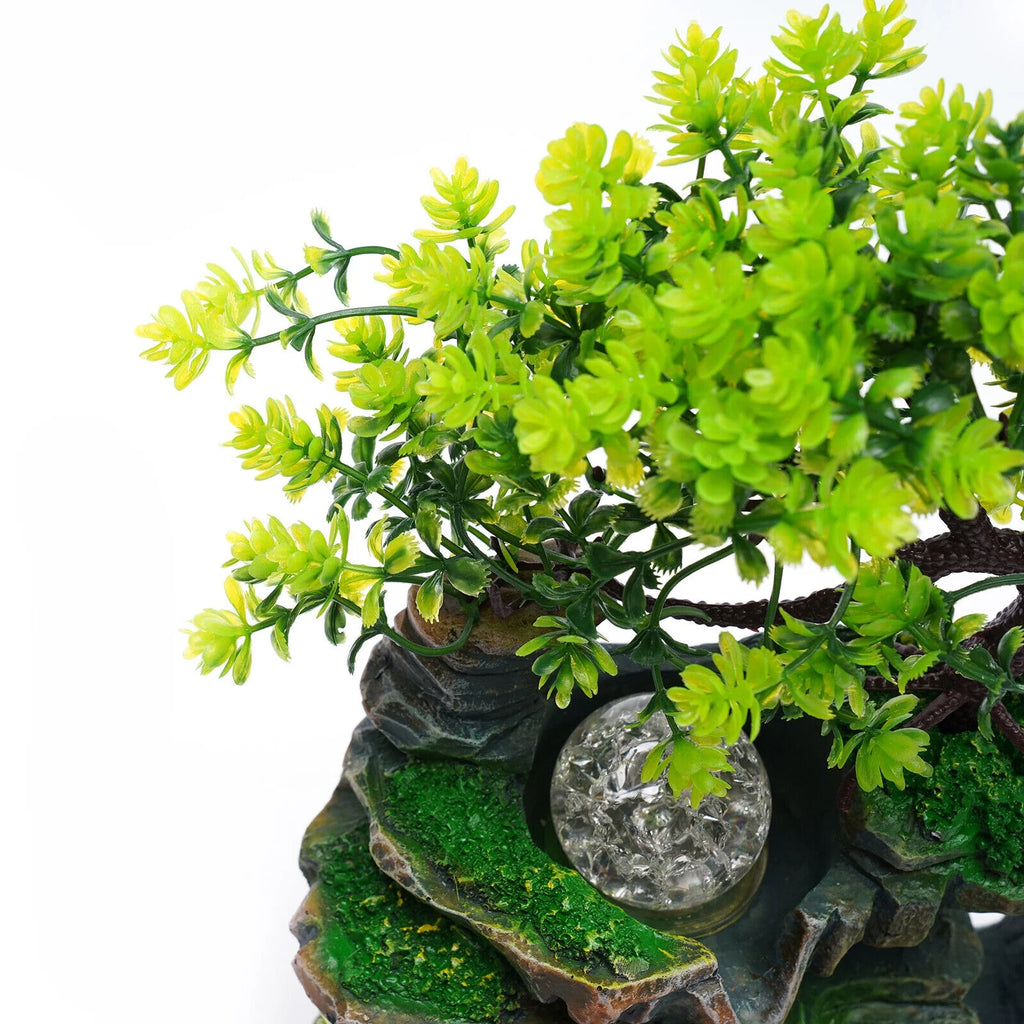 Indoor Rockery Waterfall Fountain Desktop Fountain with LED Light P89109