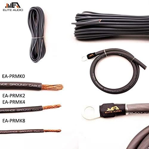 0 Gauge CCA Amplifier Wiring Kit with 20 feet 0 AWG and 2-Channel RCA Interconnects U25913