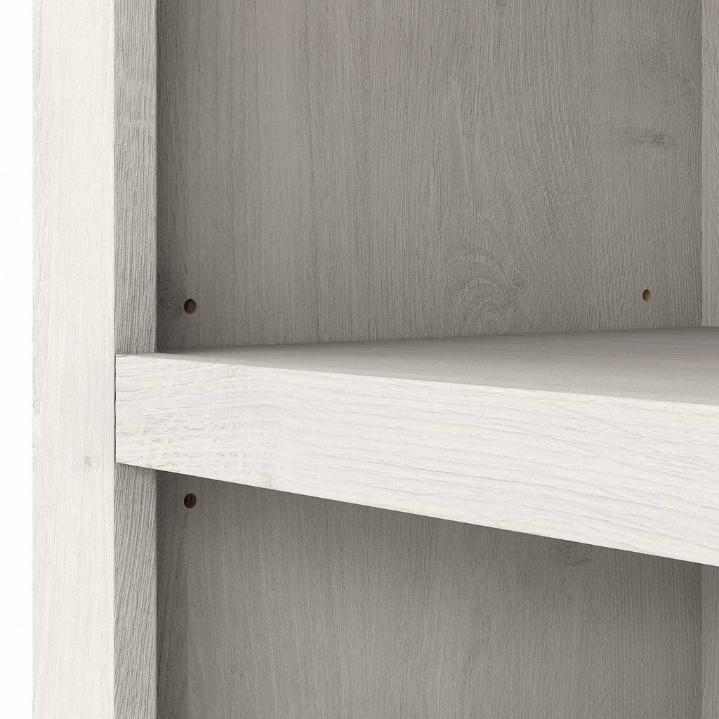 5 Shelf Bookcase Set of 2, Restored Gray G6256