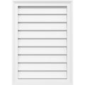 PVC Gable Vent with Brickmold U23671