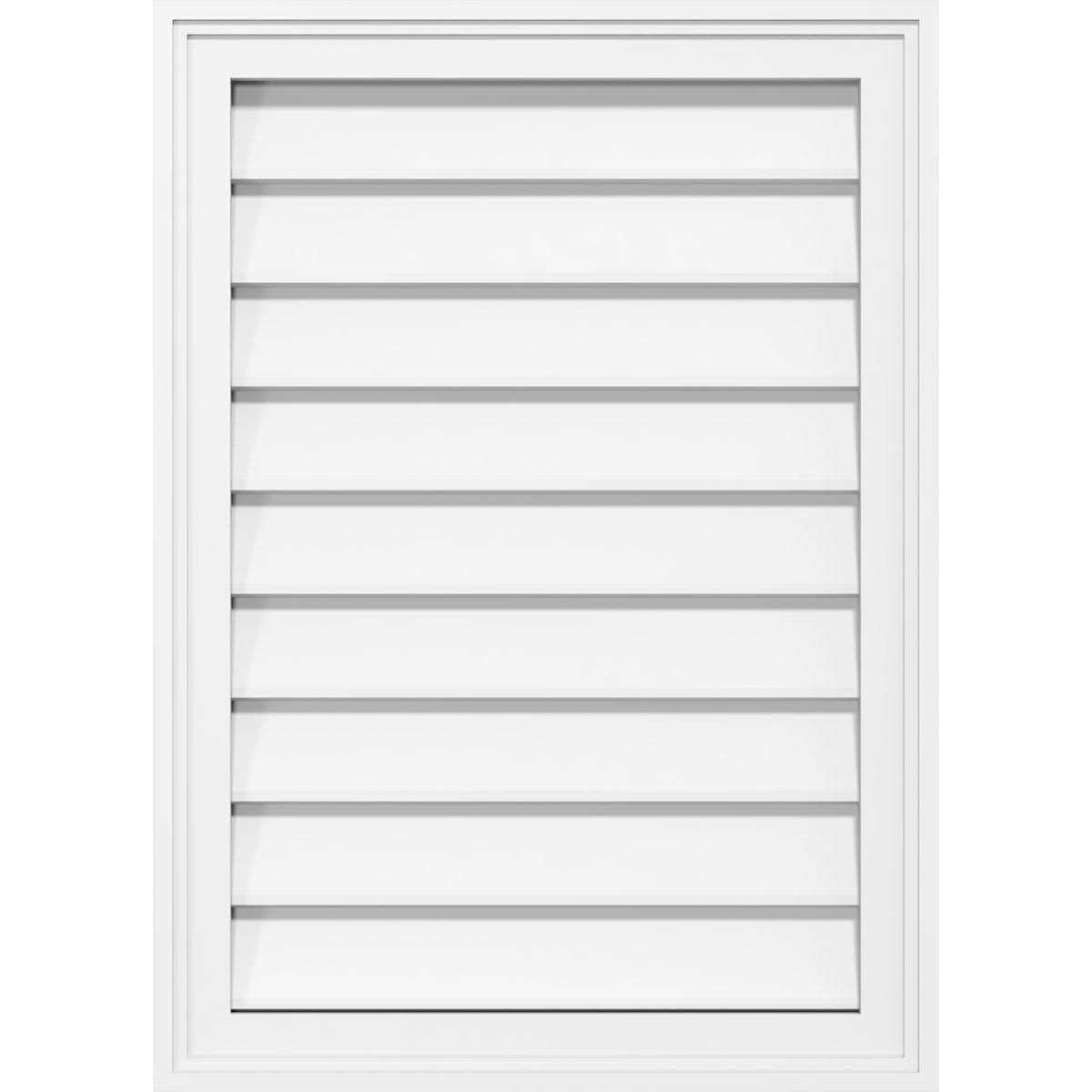 PVC Gable Vent with Brickmold U23671