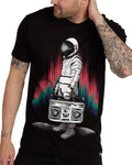 Black Graphic Tees X4010