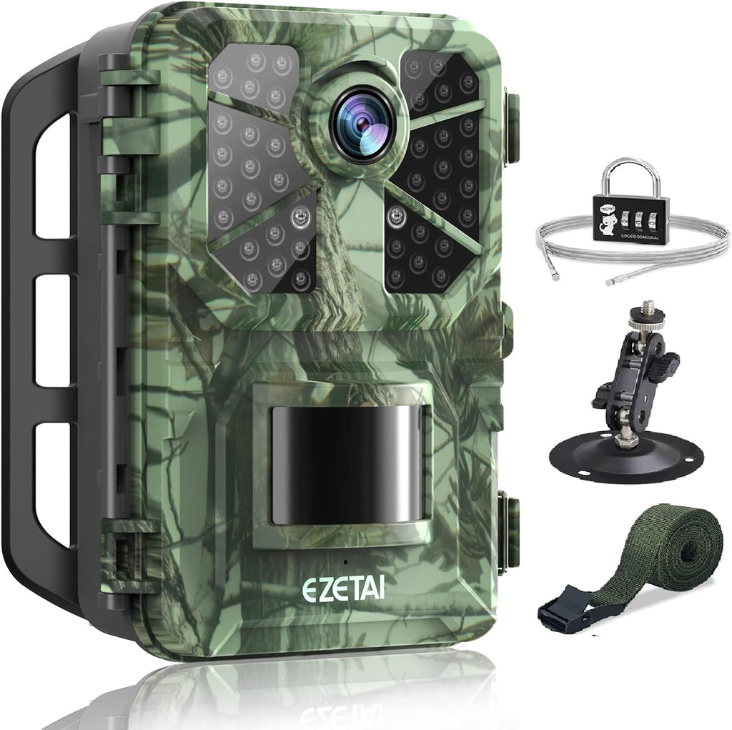 20MP Wireless Trail Camera with 940nm No Glow Night Vision Motion Activated IP66 Waterproof Hunting Camera N734323