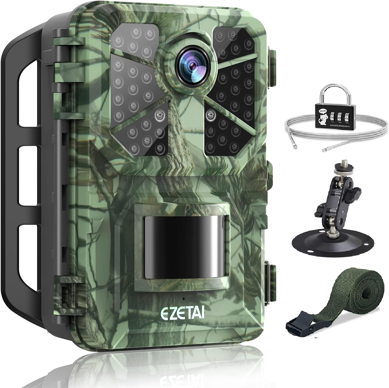20MP Wireless Trail Camera with 940nm No Glow Night Vision Motion Activated IP66 Waterproof Hunting Camera N734323