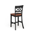 Black Duo-Tone Counter Chair Set of 2 O665