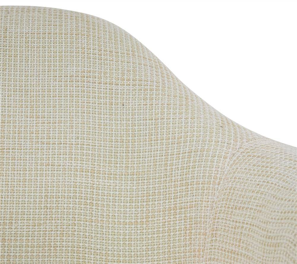 Beige Fabric Accent Chair F7649