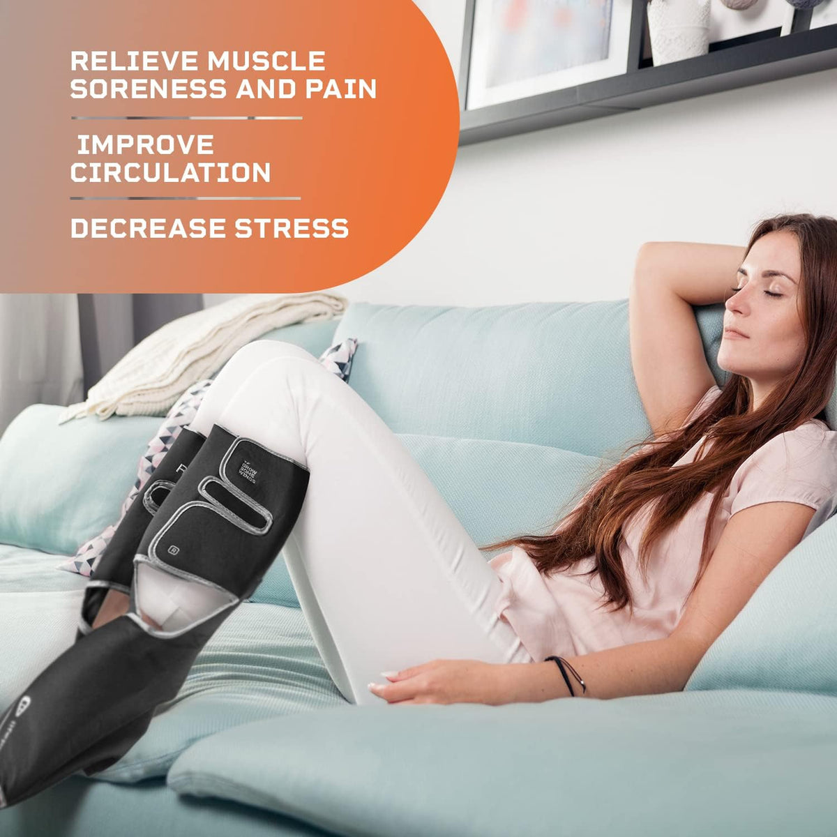 Leg Massager with Heat and Compression D53296