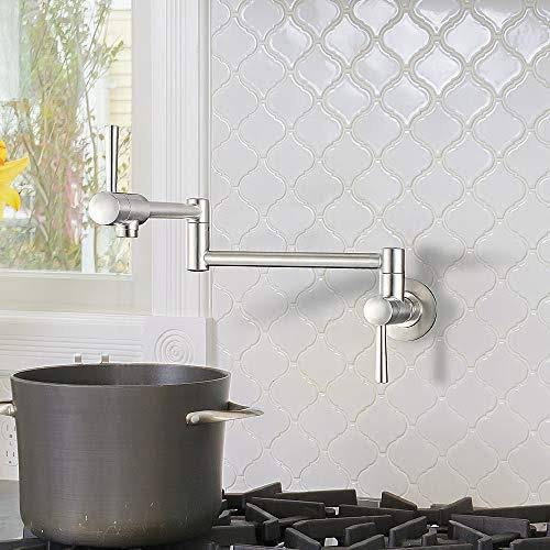 Stainless Steel Wall Mount Pot Filler Faucet H9286