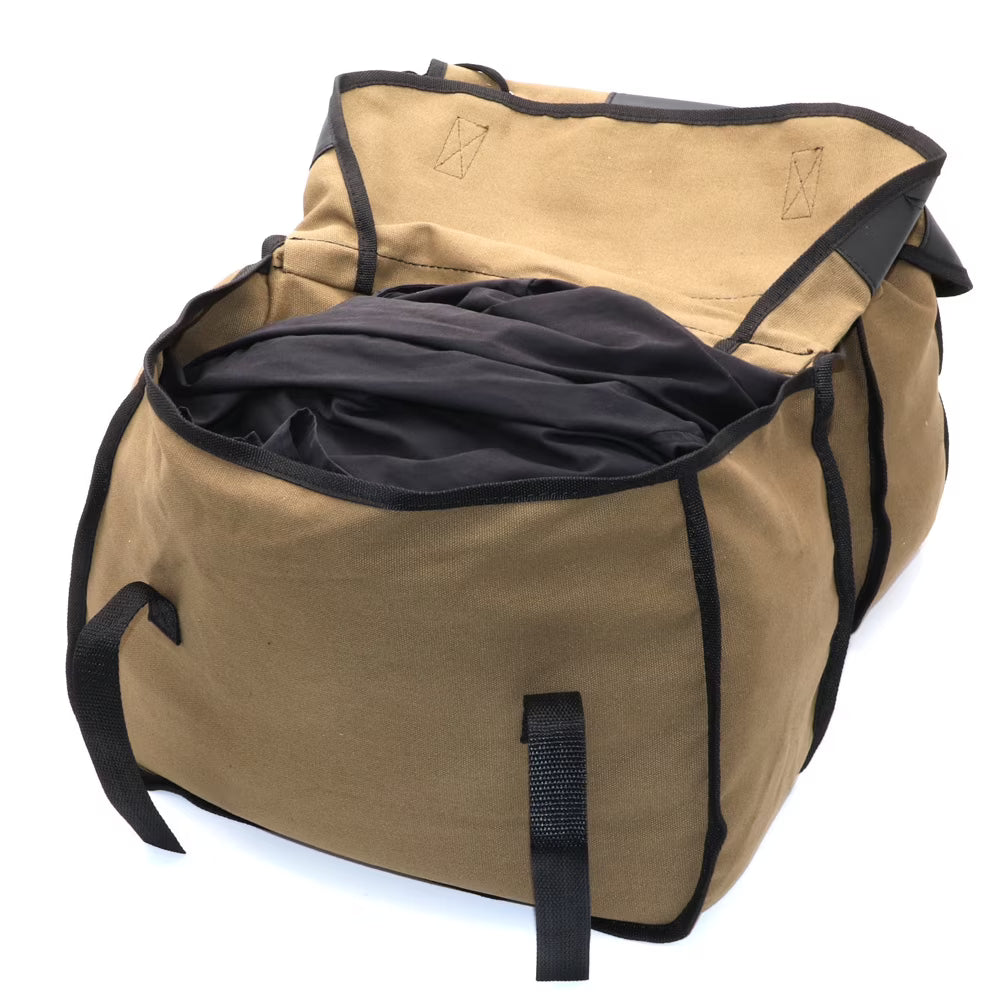 Canvas Waterproof Motorcycle Saddle Bag Panniers I4605