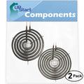 2-Pack 8 inch 6 Turns & 6 inch 5 Turns Surface Burner Elements X6613