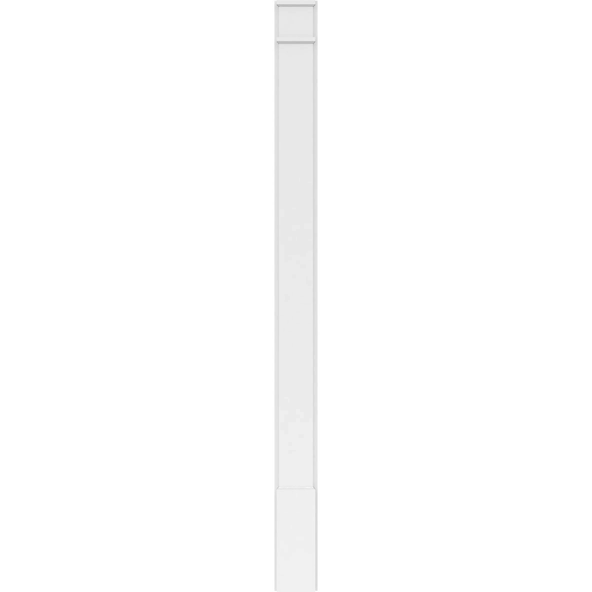 Plain PVC Pilaster with Capital and Base (Pair) R16729