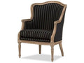 Blue Stripe Oak Accent Chair P13692