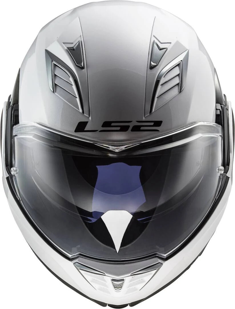 Solid White Motorcycle Helmet S4243