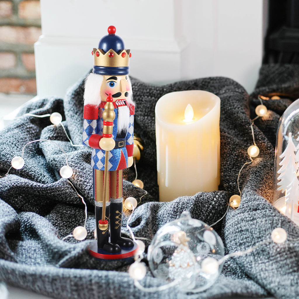Nutcracker Wooden Ornament Decor Doll Z22613