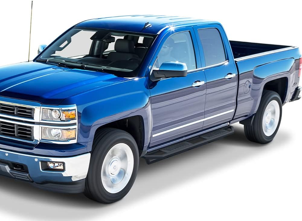 6.5in Side Armor Aluminum Running Boards Nerf Bar Step A4070