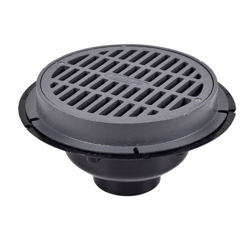 3x22 or 4x22 ABS Sediment Drain with Cast Iron Grate E57751