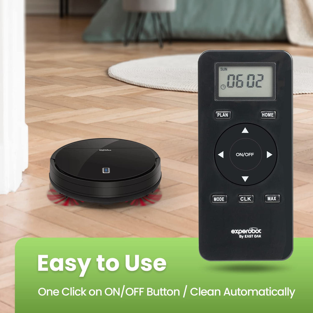 Robot Vacuum Cleaner with Gyro Navigation, 2600mAh, Black Y3103