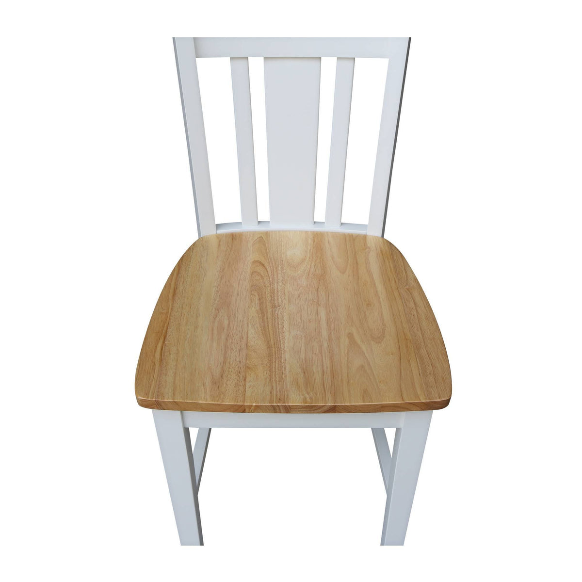 White/Natural 24x22 Counter-Height Stool D319087