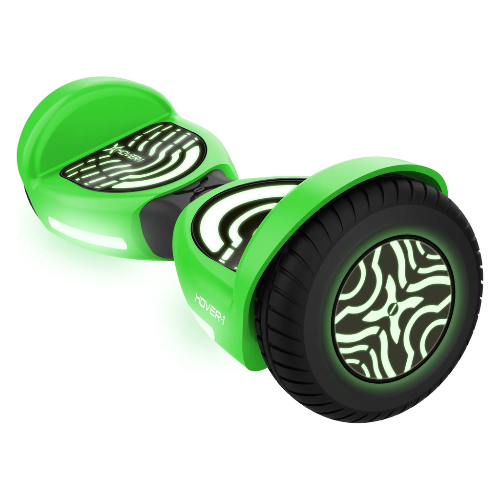 Green Hoverboard with LED Lights J3805