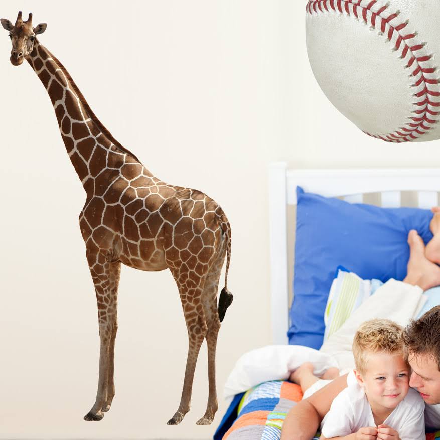 Giraffe III Cutout Wall Decal V2243