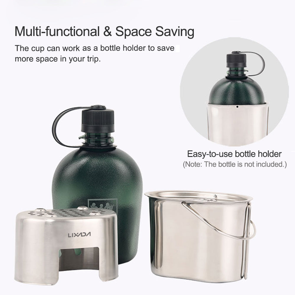 Backpacking Stove Cookware Set with Pot Cup G8291
