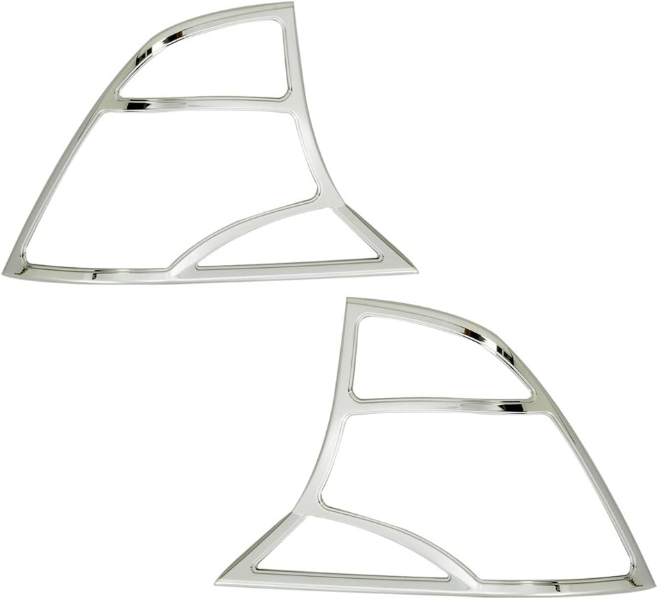 Auto Chrome Tail Light Bezel Trim Cover Pack of 2 V44752
